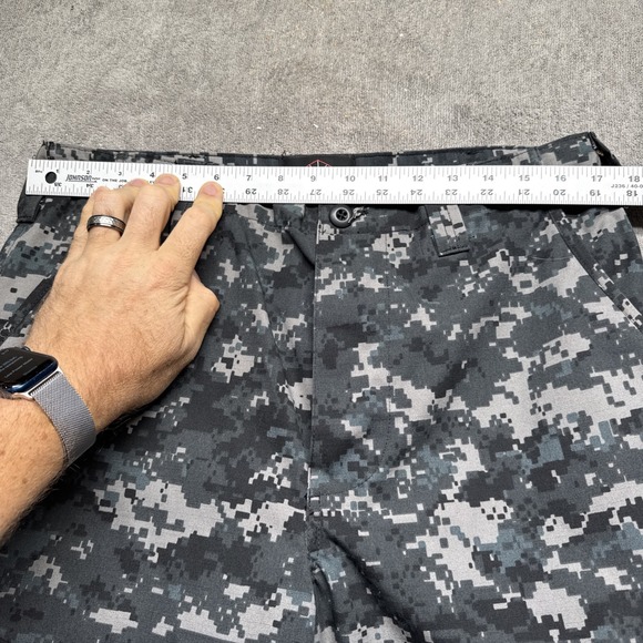 Tru Spec Men's Gray Black Digital‎ Camo Double Knee Tactical Pants Medium Long - Picture 5 of 13